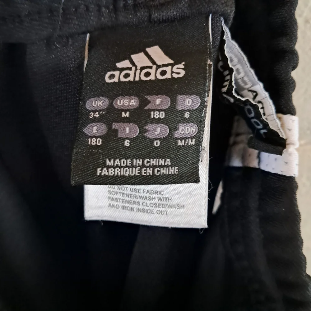 Adidas Tiro 11 Pant Black Joggers Soccer Striped Mens Size Medium Tapered Leg - Picture 7 of 9